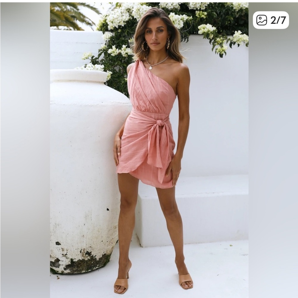 Hello Molly One-Shoulder Dress